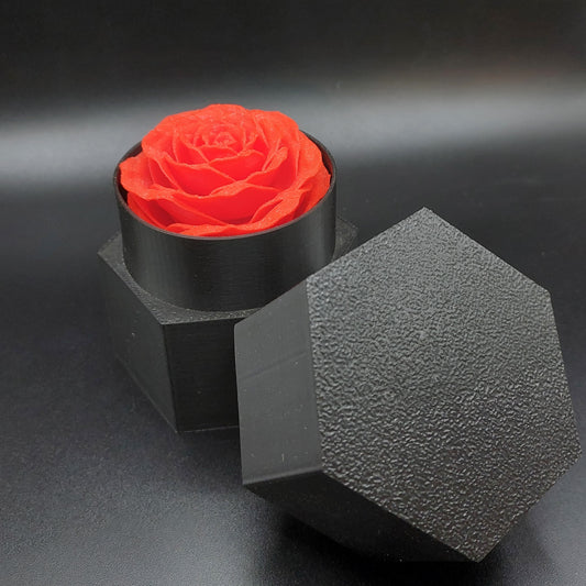 Caixa Com Rosa